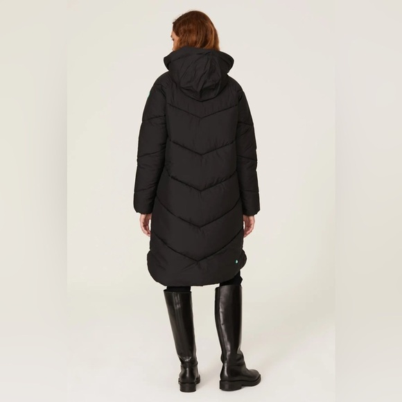 Save The Duck Jaceleyn Longline Puffer Jacket Red Size 1X - Picture 12 of 12